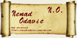 Nenad Odavić vizit kartica